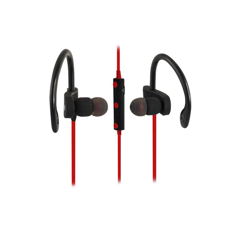 MLAB - Audífono Deportivo Bluetooth In Ear Manos Libres action fit rojo