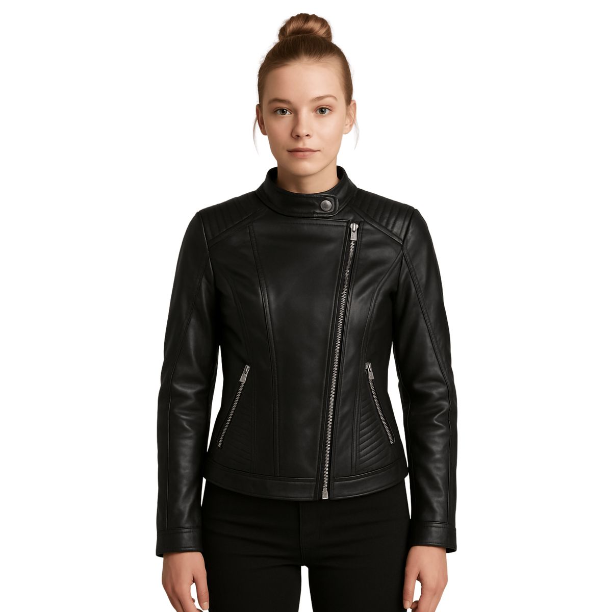 D'JOE - Chaqueta Ecocuero Olimpus Mujer