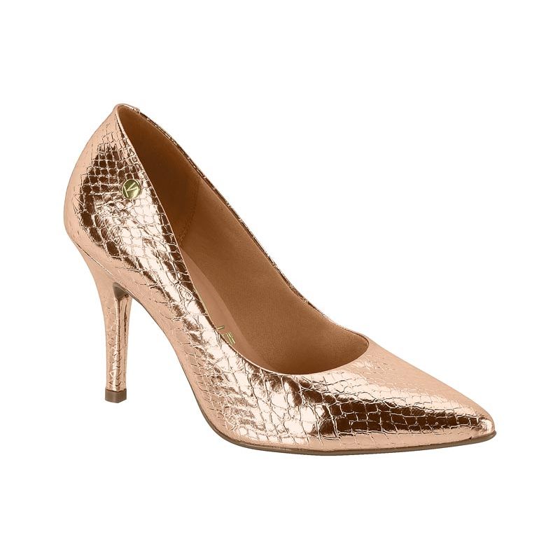 VIZZANO - Zapato Mujer Taco Aguja Stiletto Oro Rosado Vizzano