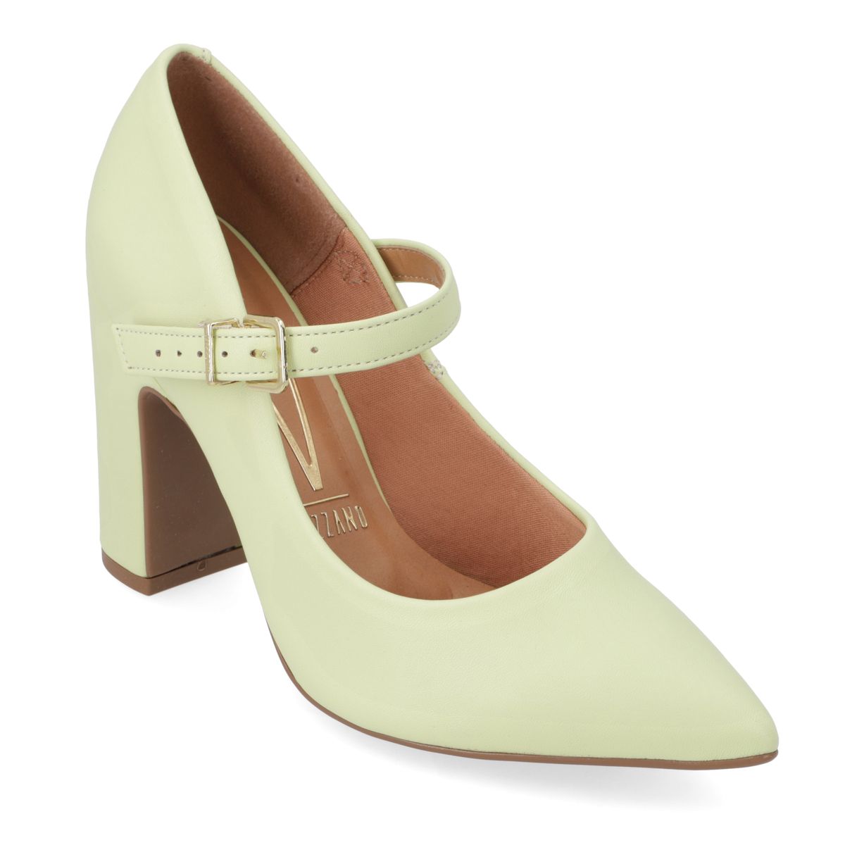VIZZANO - Zapato Mujer Taco Cuadrado Verde Menta Vizzano