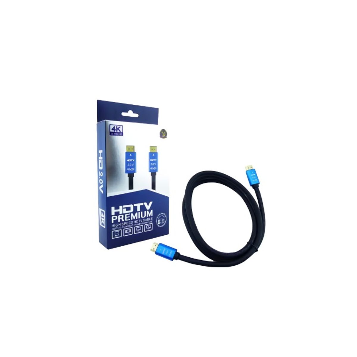 OEM - CABLE HDMI HDTV 1.5 MTS NEW 4KX2K ULTRA HD 2.0 V PUNTA METAL