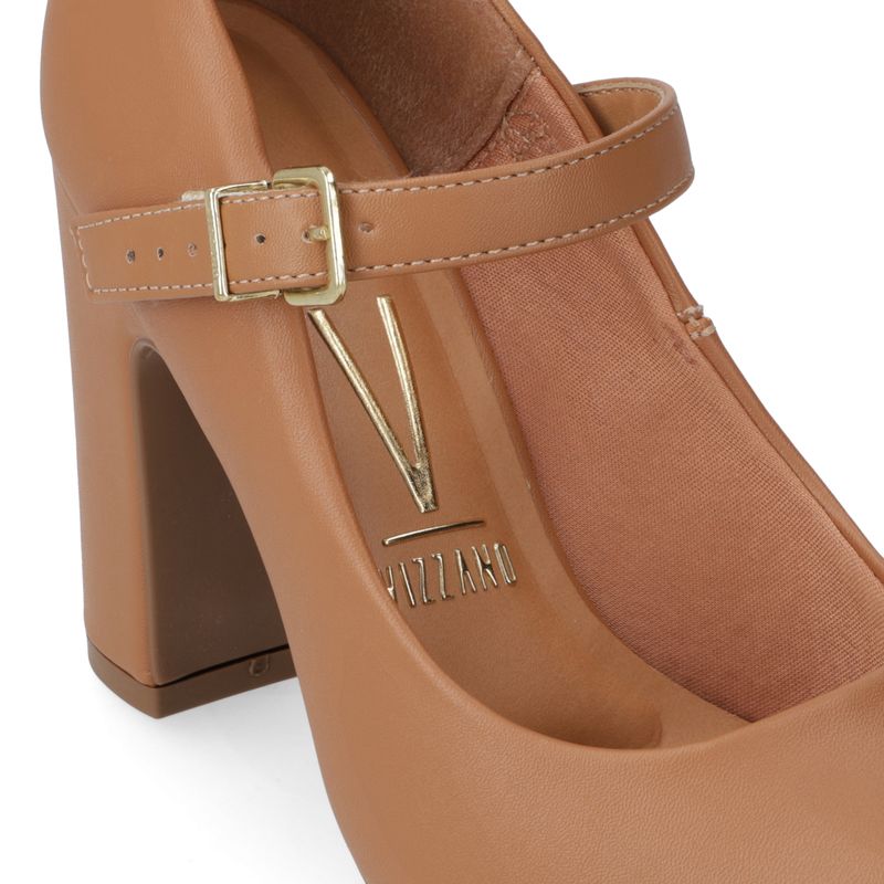 VIZZANO - Zapato Mujer Taco Cuadrado Camel Vizzano