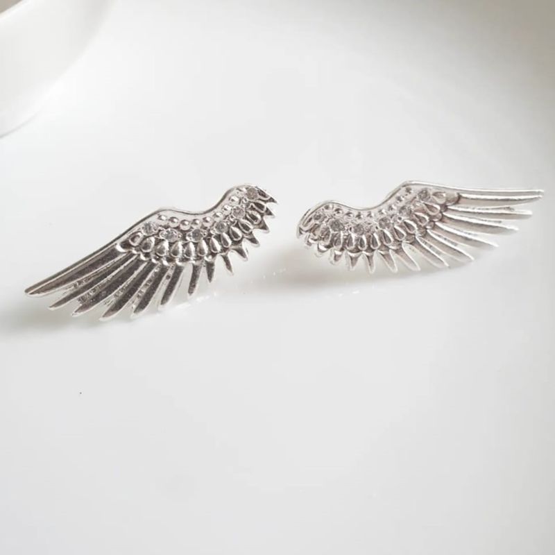 JOYAS VALDES GARCIA - Aro alitas grandes con circones