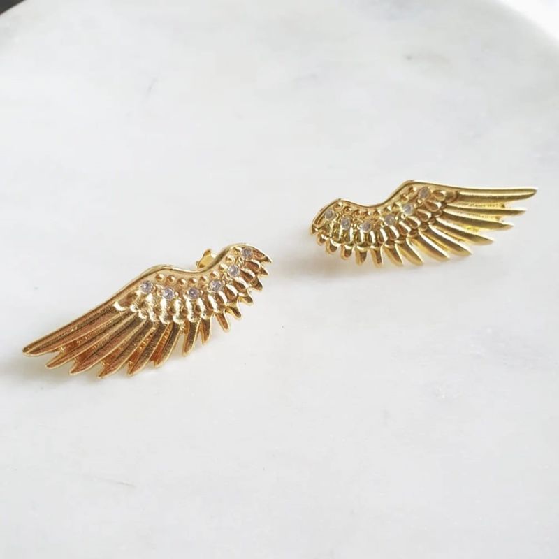 JOYAS VALDES GARCIA - Aro alitas grandes con circones
