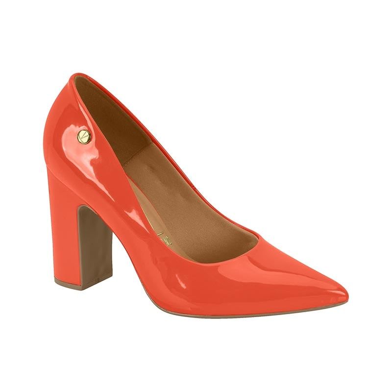 VIZZANO - Zapato Mujer Taco Cuadrado Naranjo Vizzano
