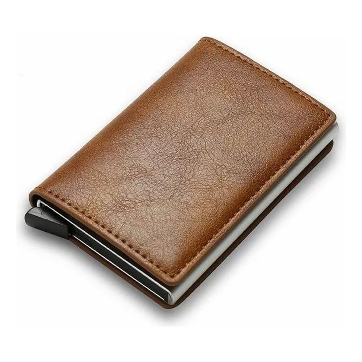 KUANGYE - Billetera Porta Tarjetas Con Proteccion Anti Robo Rfid