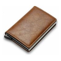 Billetera Porta Tarjetas Con Proteccion Anti Robo Rfid