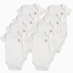 BEBESIT - Pack de 8 Bodys Manga Corta 3-6M