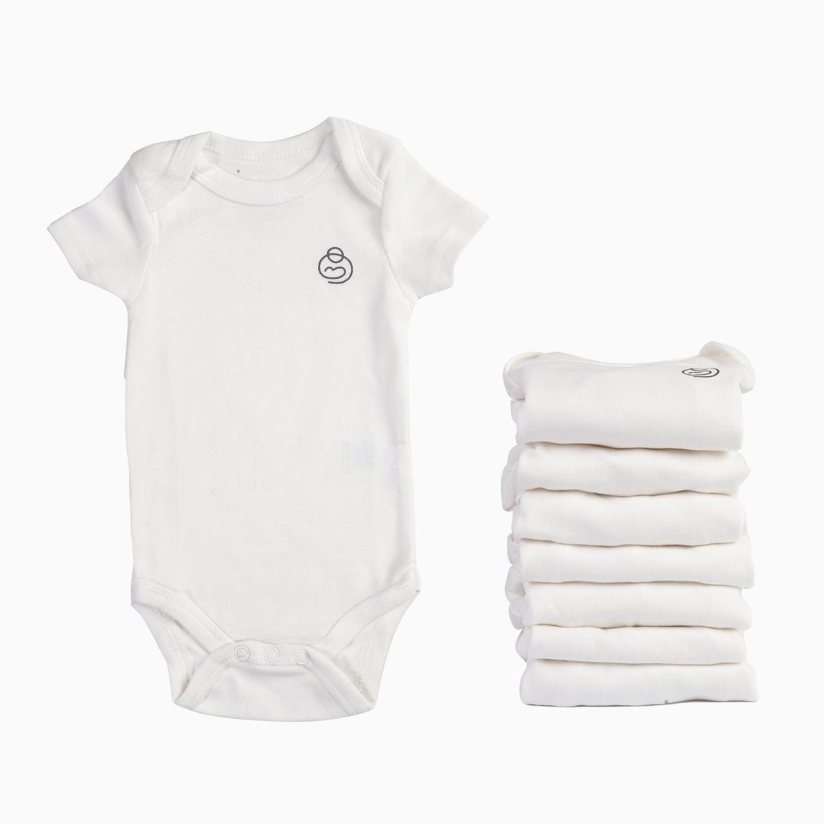 BEBESIT - Pack de 8 Bodys Manga Corta 3-6M