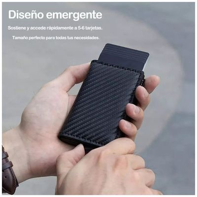 Imagen 2 del producto Billetera Porta Tarjetas Con Proteccion Anti Robo Rfid