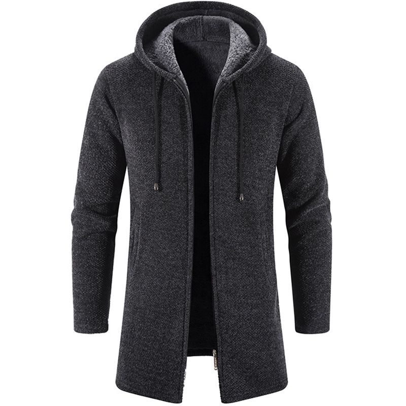 TIOZONEY - Gabardina para hombres - Gris