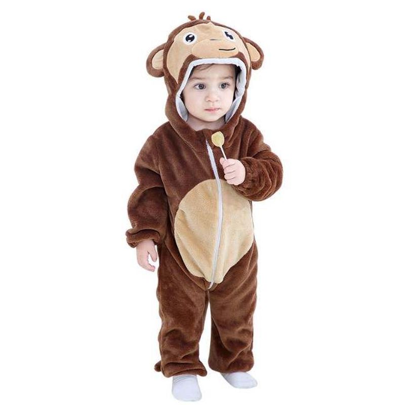 ANGO - ENTERITO BEBÉ PIJAMA ANIMALES MONO