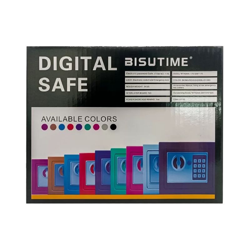 GENERICO - Caja Seguridad Fuerte Digital Safewell Llaves