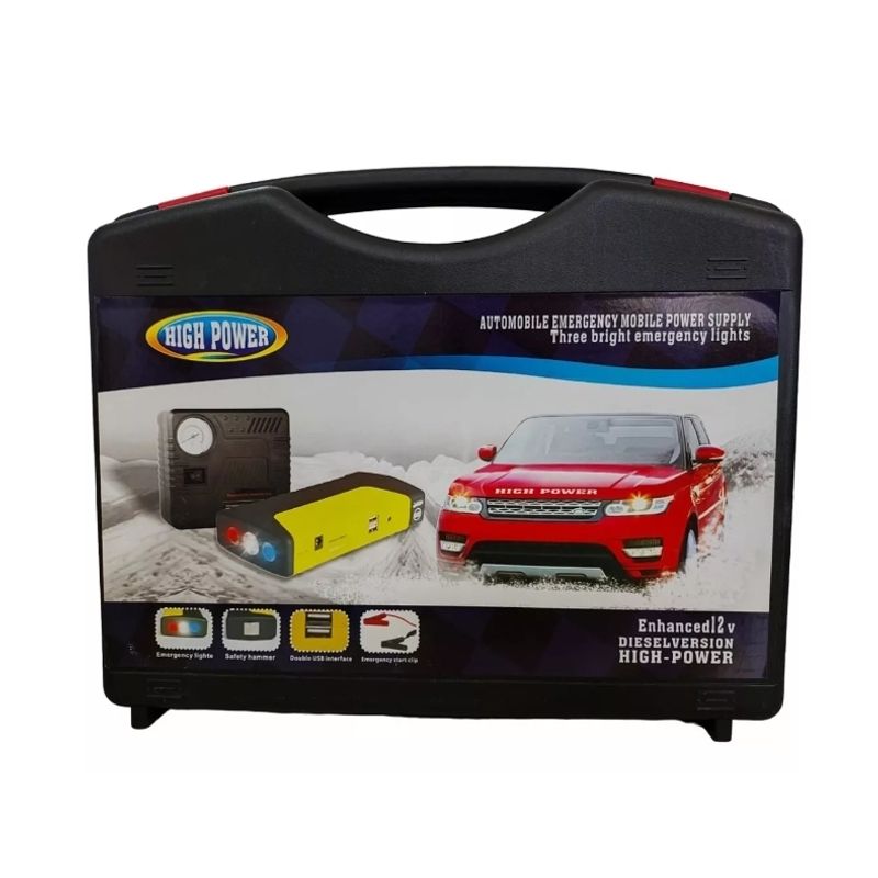 GENERICO - Iniciador Partidor de Baterias Auto Moto Compresor Kit 12v