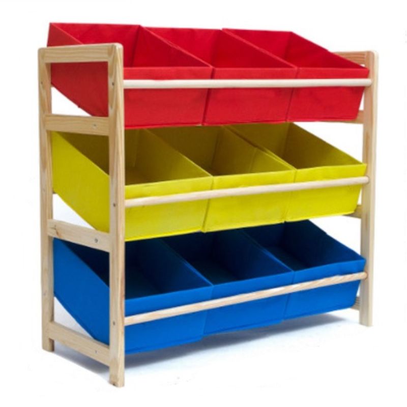 MUNDO MAGIA - Estante Infantil Organizador De Juguetes Repisa 64x285x60cm