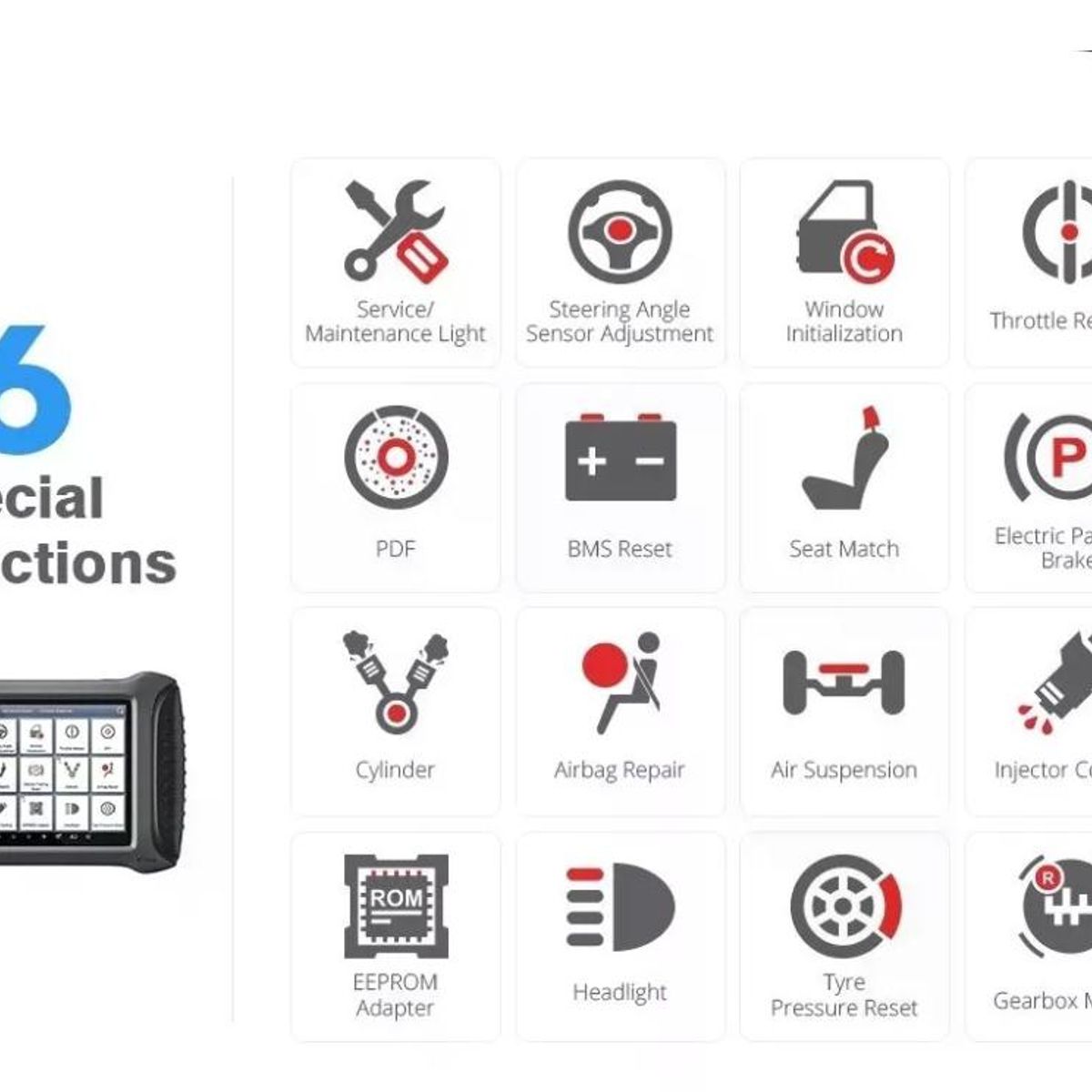 GENERICO - Scanner Automotriz Xtool X100 Pad 3 Se Llaves Eeprom Adapter