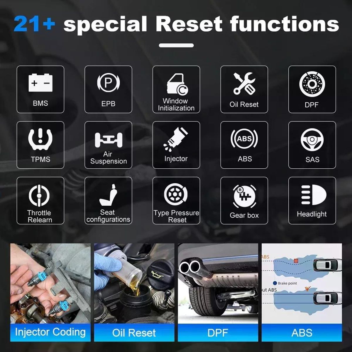 GENERICO - Scanner Automotriz Anyscan A30m Xtool 21 Función Especiales