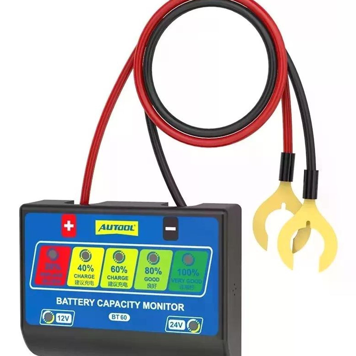 GENERICO - Probador De Batería 12-24v Bt60 Autool