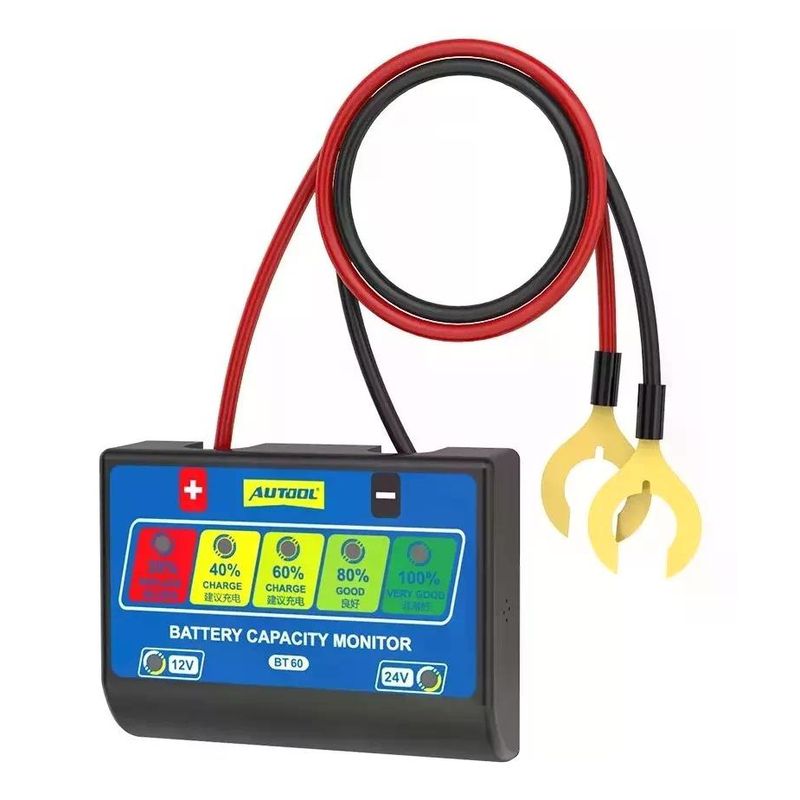 GENERICO - Probador De Batería 12-24v Bt60 Autool