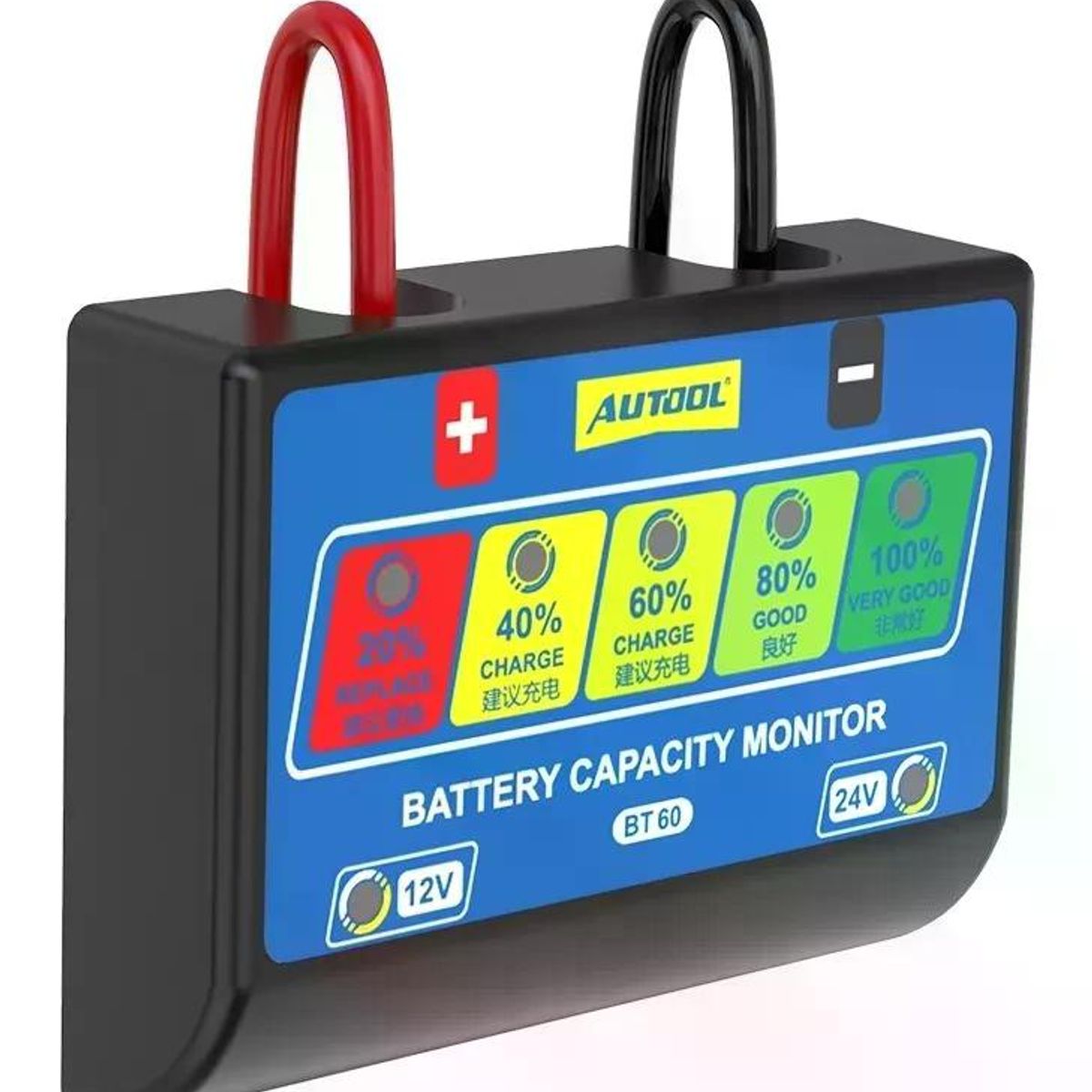GENERICO - Probador De Batería 12-24v Bt60 Autool