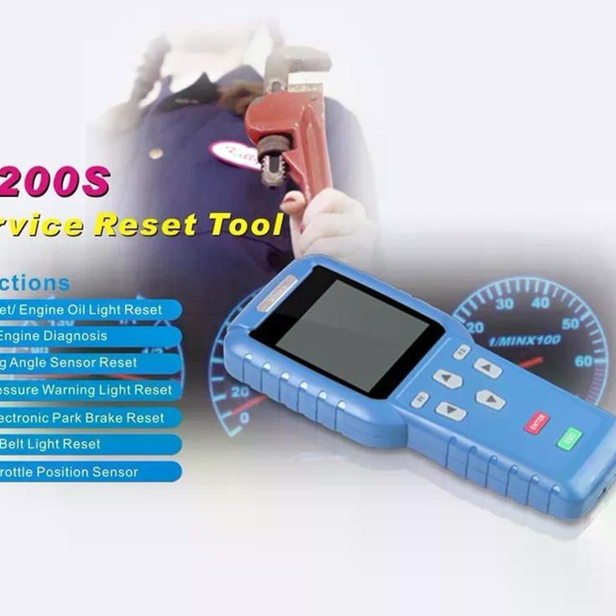 GENERICO - Scanner Automotriz Xtool X-200 Reajuste Aceite Epb Tpms