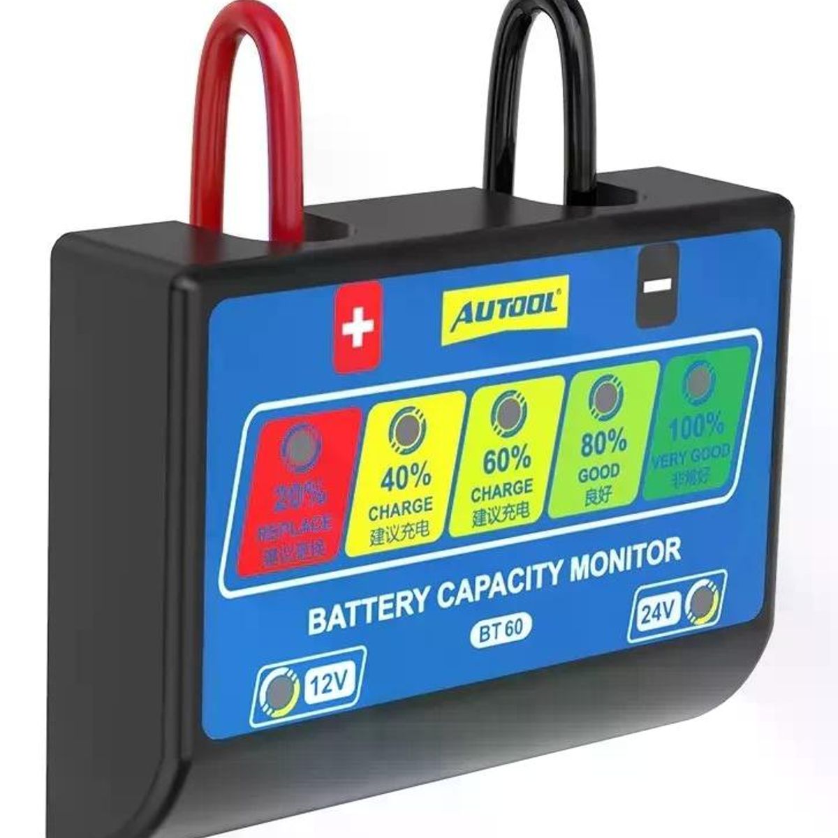 GENERICO - Scanner Auto Probador Analizador Batería Bt60 Batería 12-24v