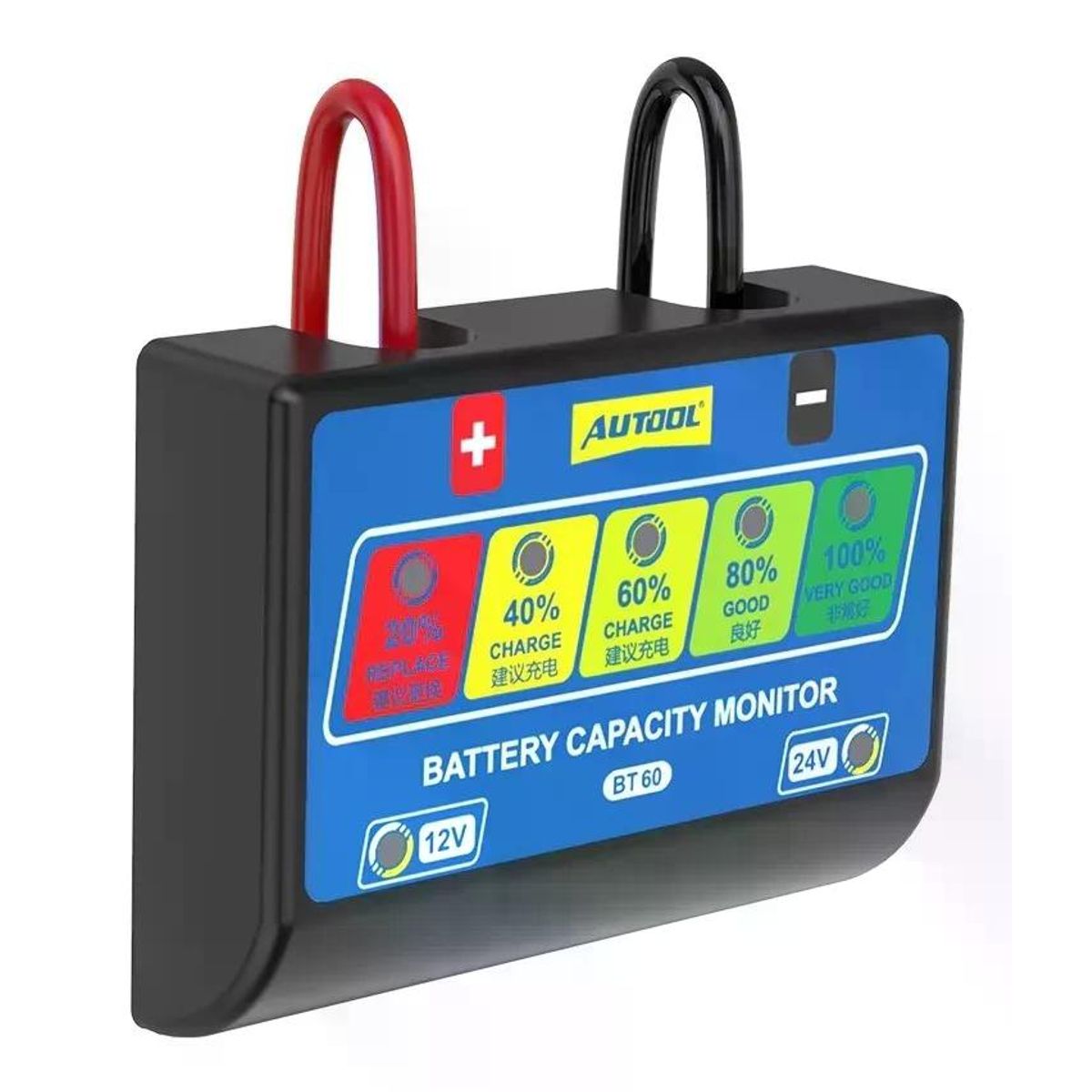 GENERICO - Scanner Auto Probador Analizador Batería Bt60 Batería 12-24v