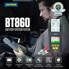 GENERICO - Probador De Batería Bt860 Autool Con Impresora 12-24v