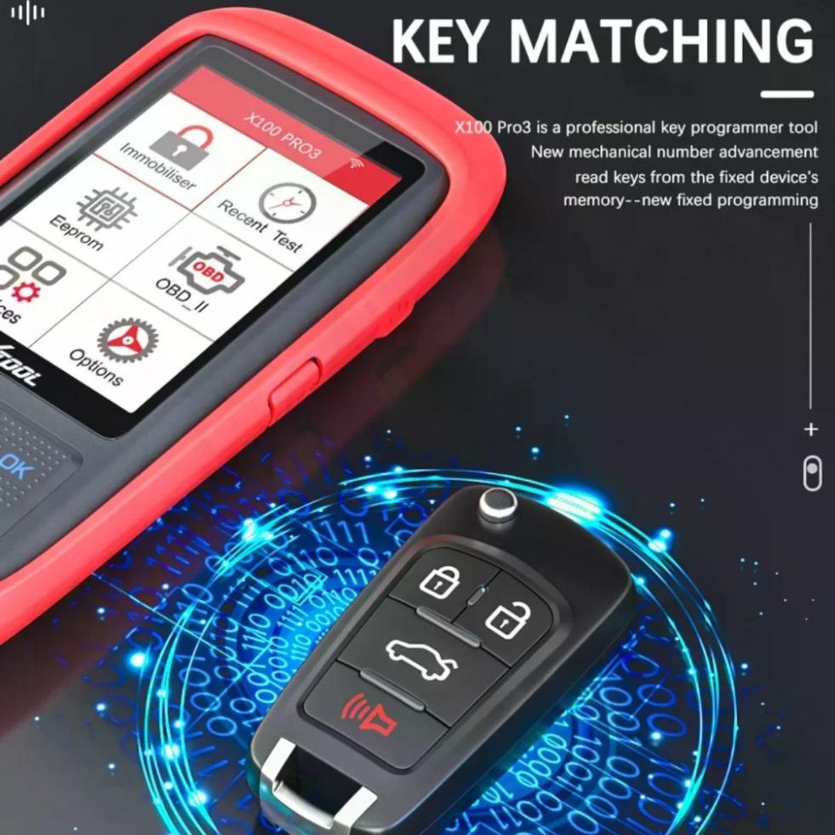 GENERICO - Scanner Obd2 Xtool X100 Pro3 Llave Inmo Oil Abs Epb Eps Tps