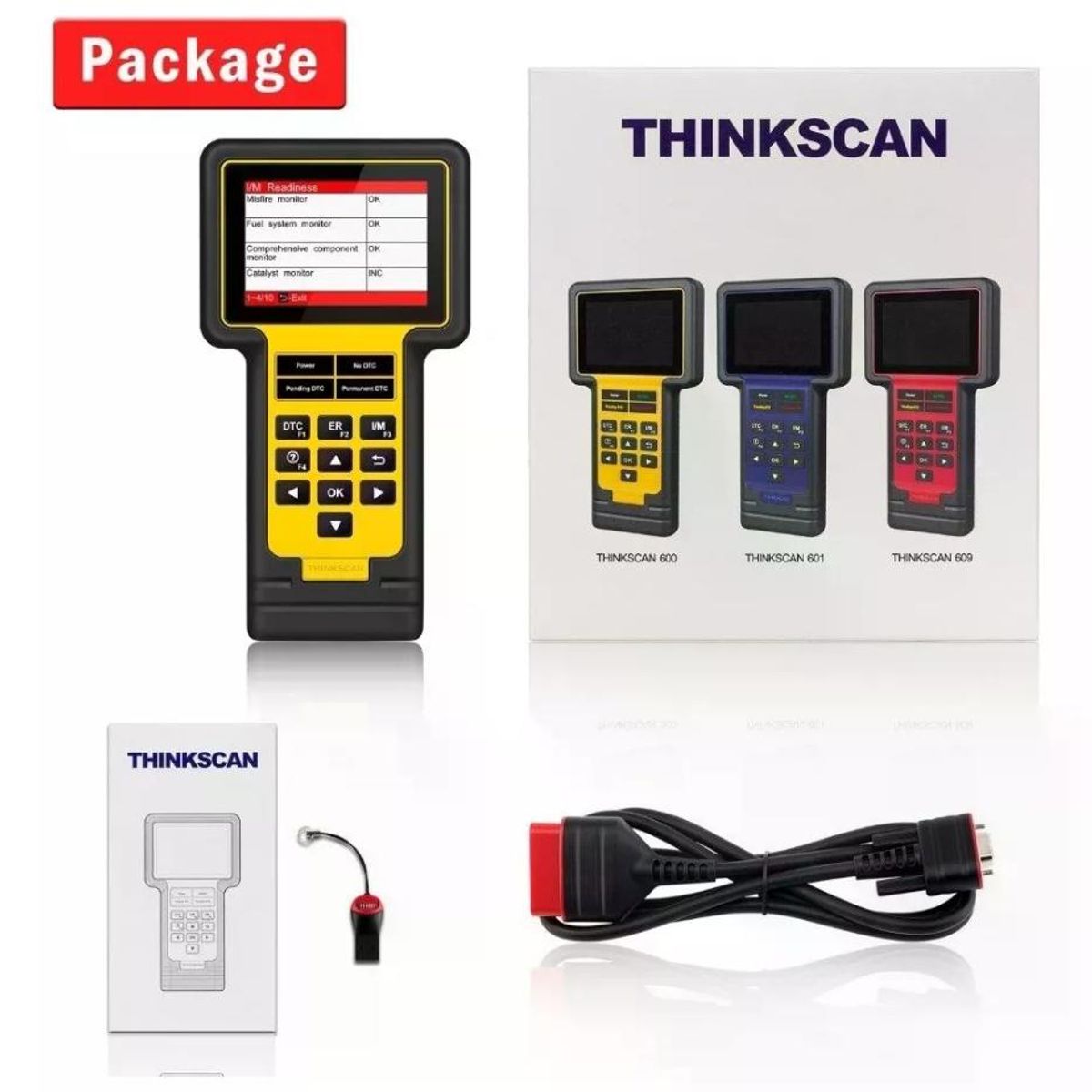 GENERICO - Scanner Automotriz Thinkscan 600 Profesional Thinkcar Abs Sr