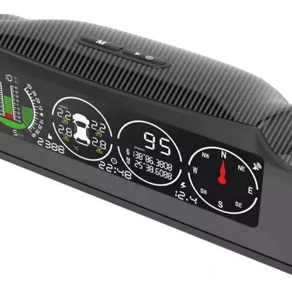 GENERICO - Medidor Velocidad X91 Gps Inclinómetro Brújula Tpms