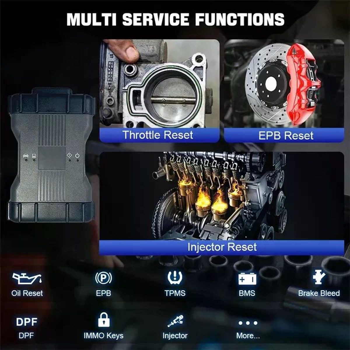 GENERICO - Scanner Automotriz Renault Nissan Can Clip Samsung Dacia