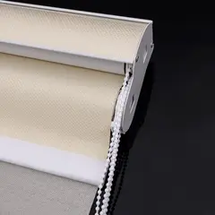 HOME DESIGN - Cortina Roller Doble-Beige 180x240 Black-out