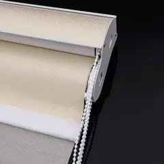 HOME DESIGN - Cortina Roller Doble-Beige 150x240 Black-out