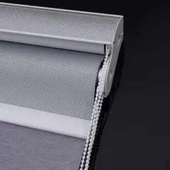 HOME DESIGN - Cortina Roller Doble-Gris 140x240 Black-out