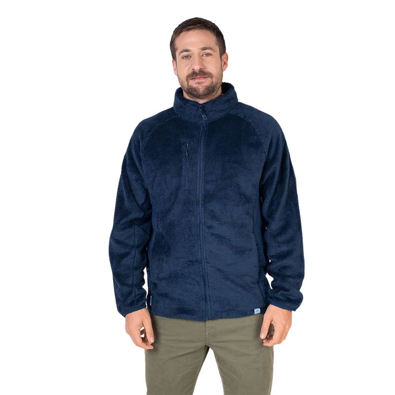 LENGA - Chaqueta Micropolar Hombre Furry Grey Lenga® Cierres Ykk®