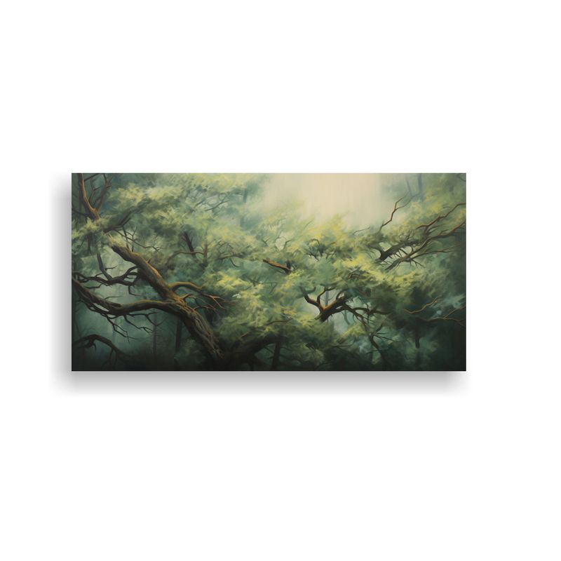 GENERICO - Cuadro De Tela Elegante De Un árbol Abstracto En Estilo De  160x80cm