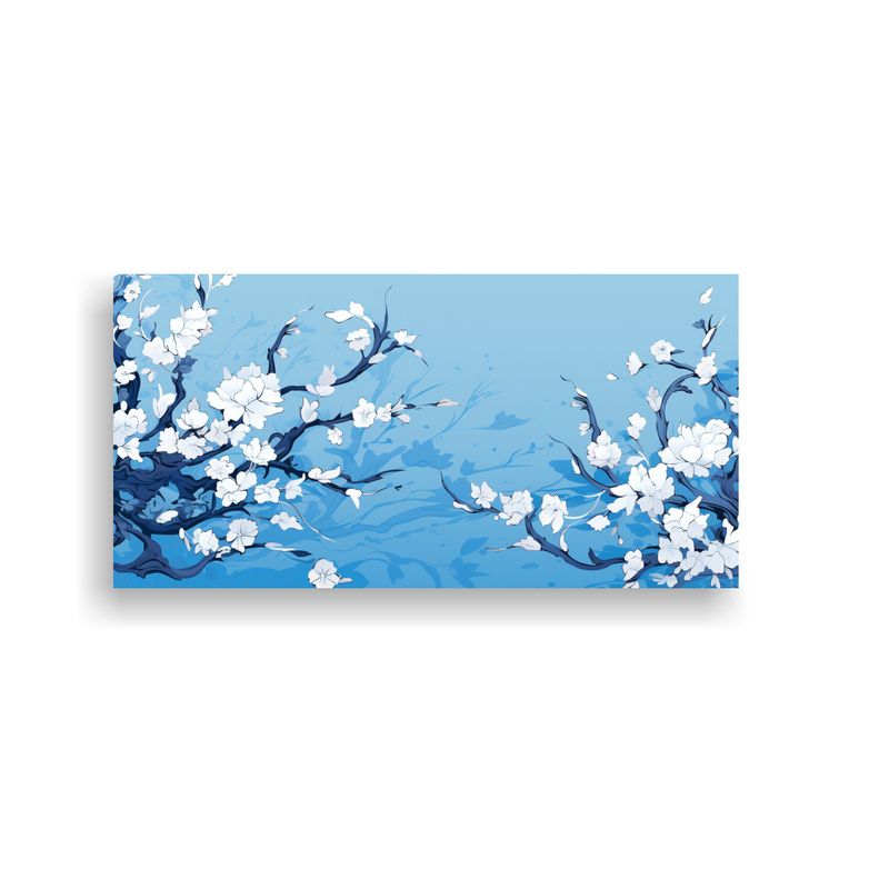 GENERICO - Cuadro De Pared De Alta Calidad: Árbol De Cerezo En Colores 160x80cm