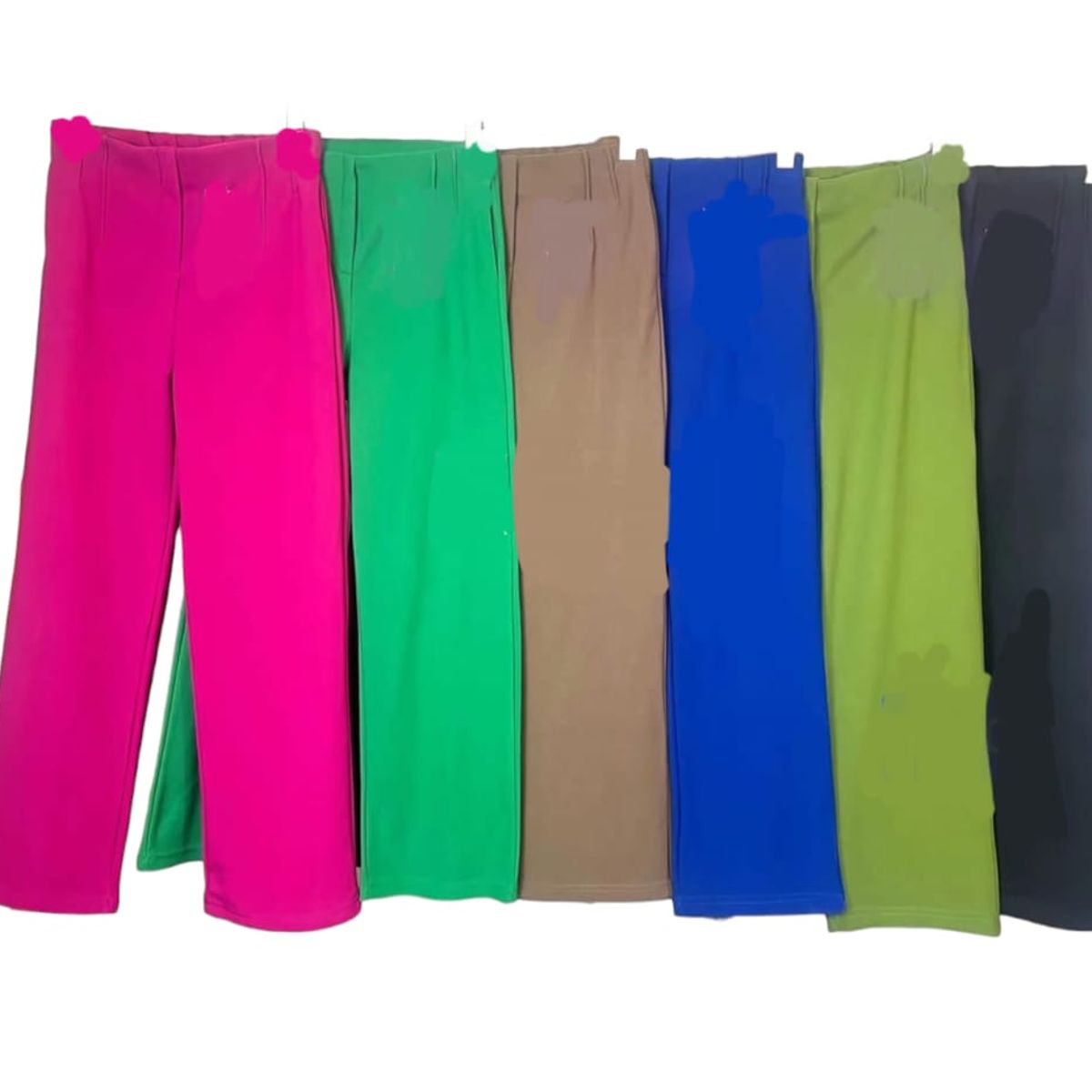 AGW - Pack 3 Pantalon Mujer de Polar para vestir