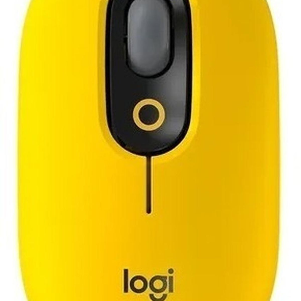 LOGITECH - Mouse Bluetooth Logitech Pop Yellow/black Emojis