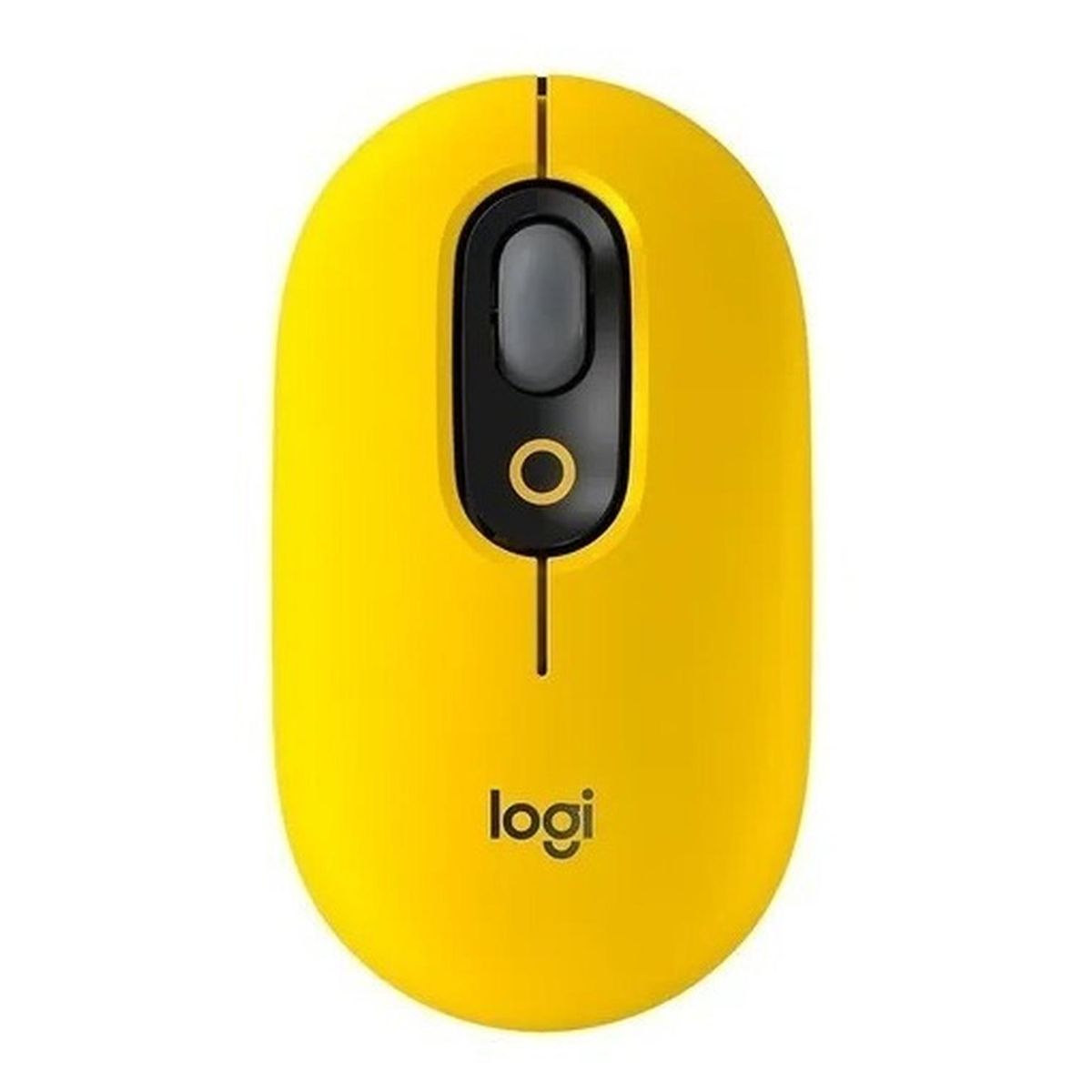 LOGITECH - Mouse Bluetooth Logitech Pop Yellow/black Emojis
