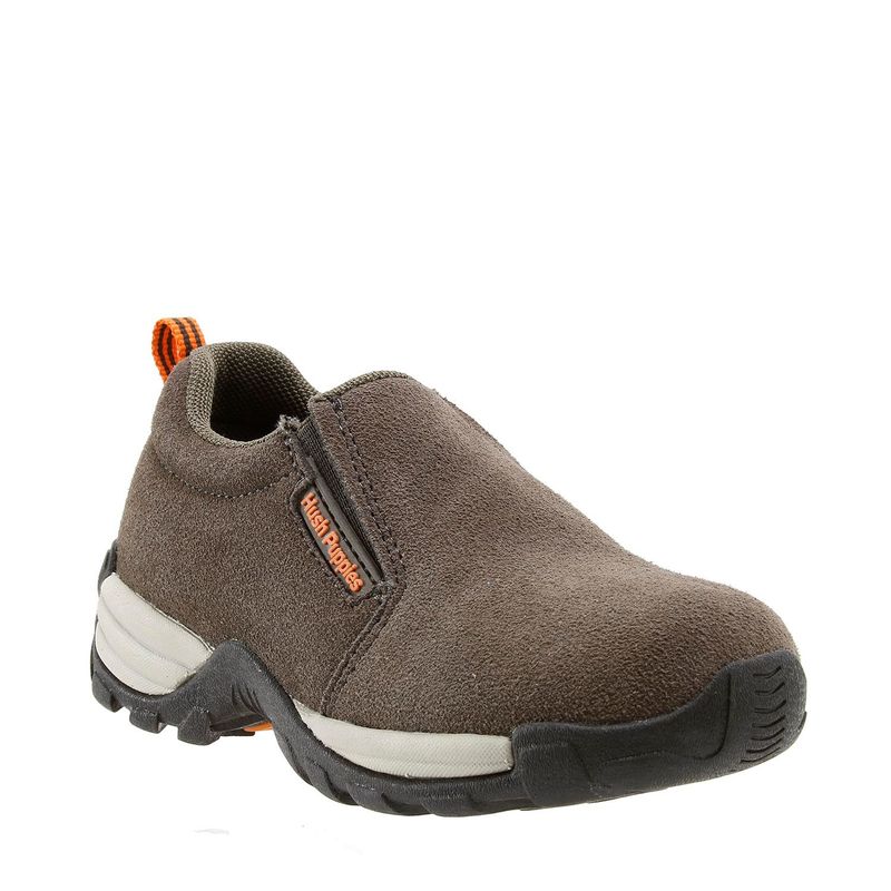 HUSH PUPPIES - Zapato niño Slip On Cuero Ulises Gris HUSH PUPPIES