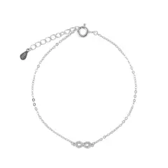 BOAZ JOYAS - PULSERA INFINITO PLATA
