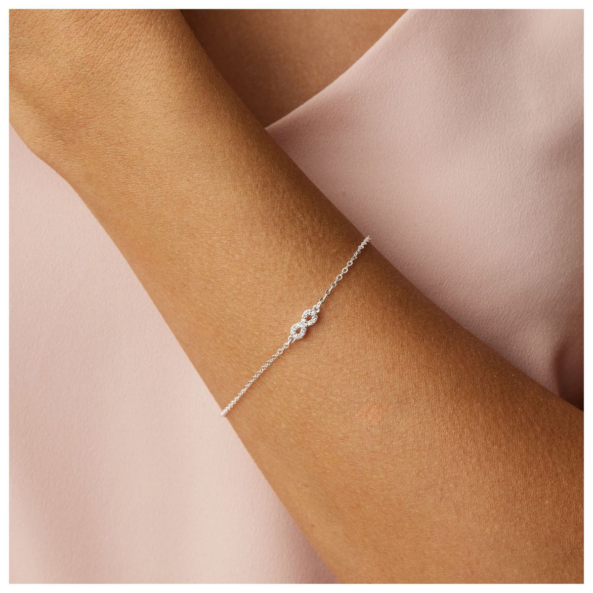 BOAZ JOYAS - PULSERA INFINITO PLATA