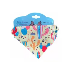 BUEN AMIGO - Collar Bandana Pañoleta Ajustable Para Perros Talla M