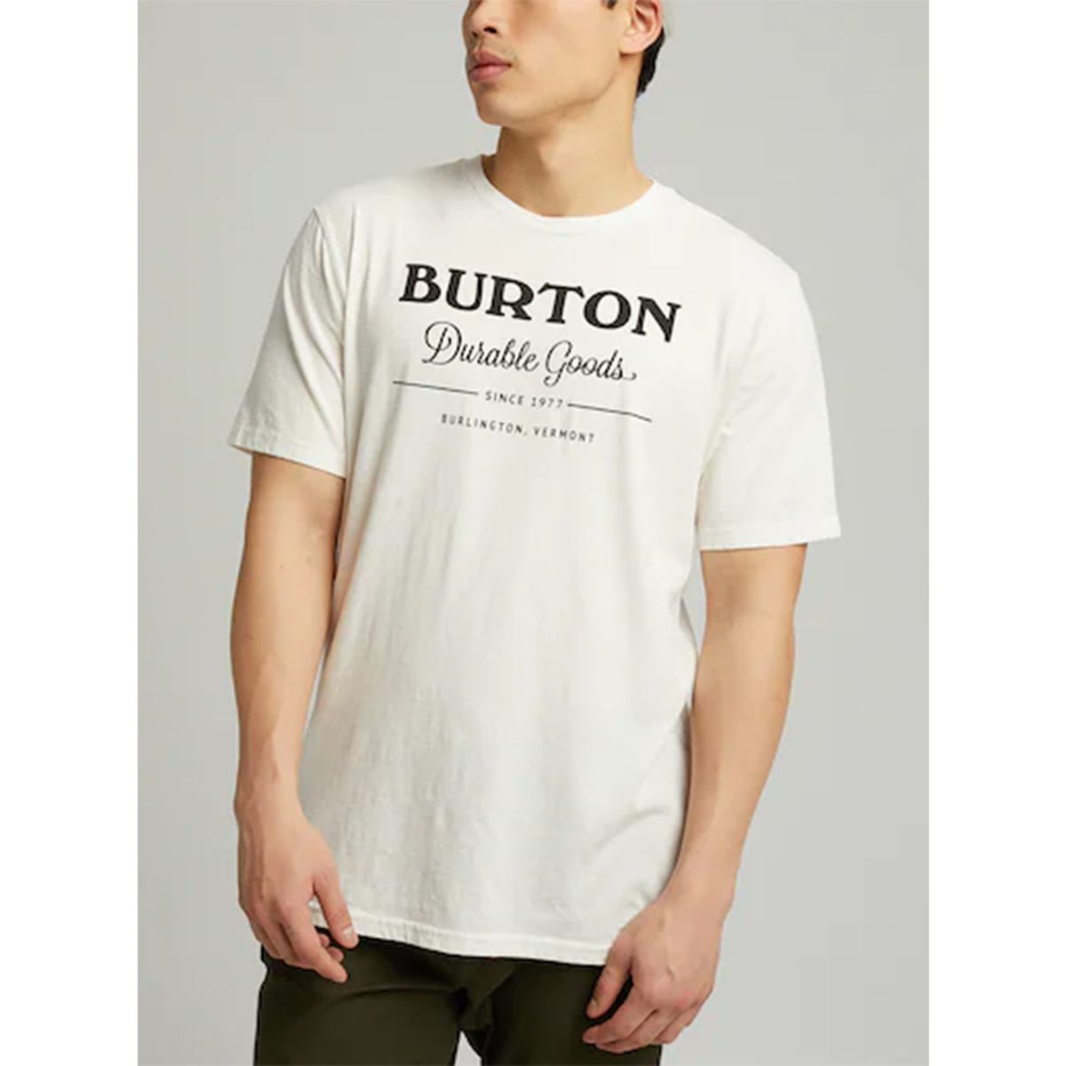 BURTON - Polera Manga Corta Unisex Durable Goods Blanca BURTON