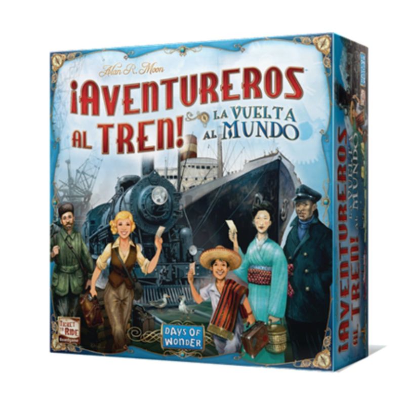 DAYS OF WONDER - Aventureros al Tren La Vuelta al Mundo - Juego De Mesa
