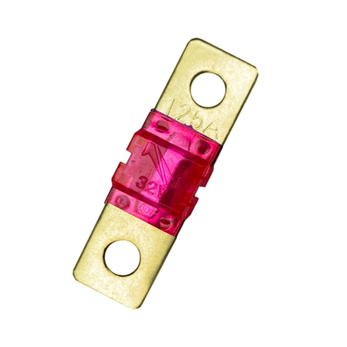 SOLIOT - Fusible Batería 125a 32v 42x12mm Chapado Oro - Soliot