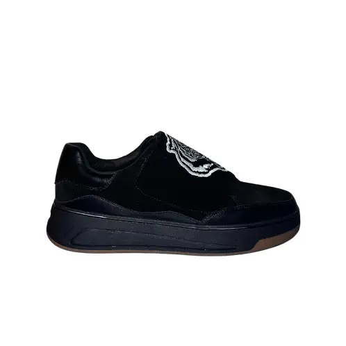 VANESSA GIL - ZAPATILLA DE CUERO TIGRE NEGRA