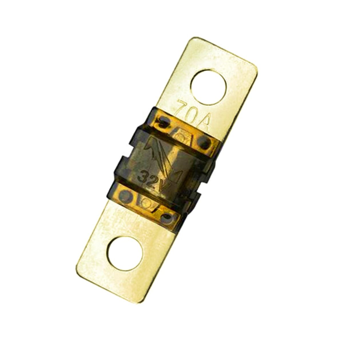 SOLIOT - Fusible Batería 70a 32v 42x12mm Chapado Oro - Soliot